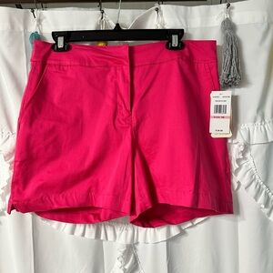Vibrant Pink Tailored Shorts